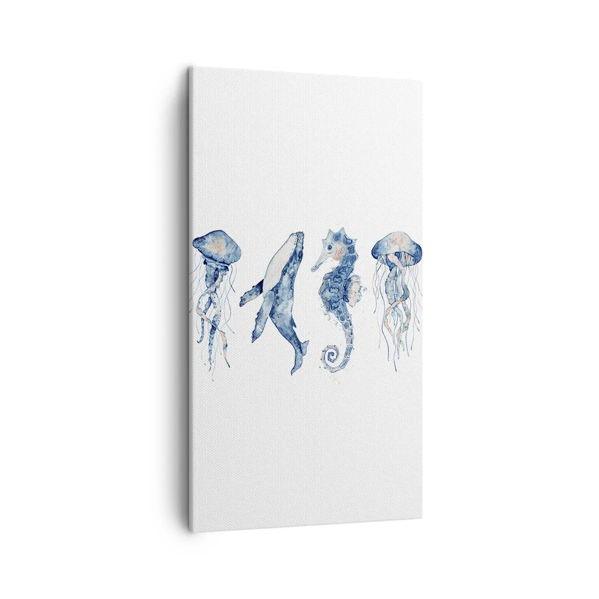 Quadro em tela - Maravilhas do mar - 45x80 cm