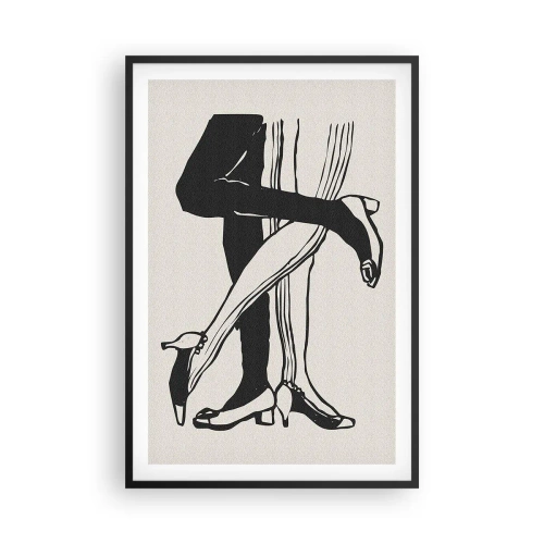 Pôster com moldura preta - Um atributo feminino - 61x91 cm