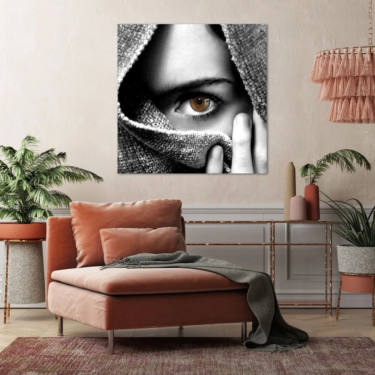 Quadro em tela - Descubra o mistério - 40x40 cm