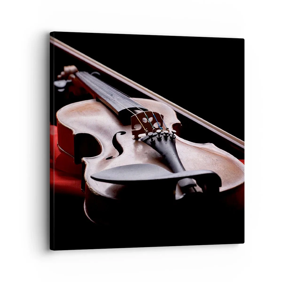 Quadro em tela - Música de sentimentos - 30x30 cm