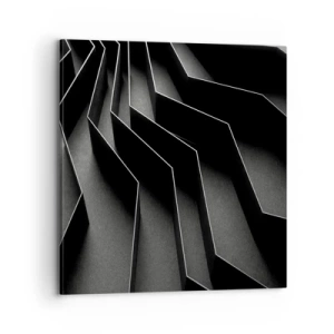 Quadro em tela - Ordem espacial - 70x70 cm