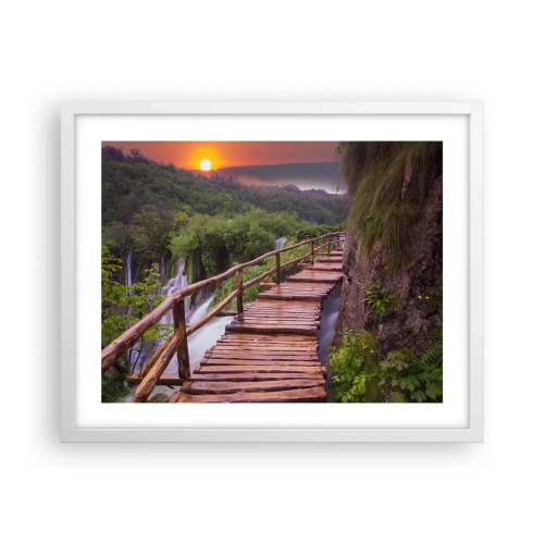 Pôster em moldura branca - Beleza inacreditável - 50x40 cm