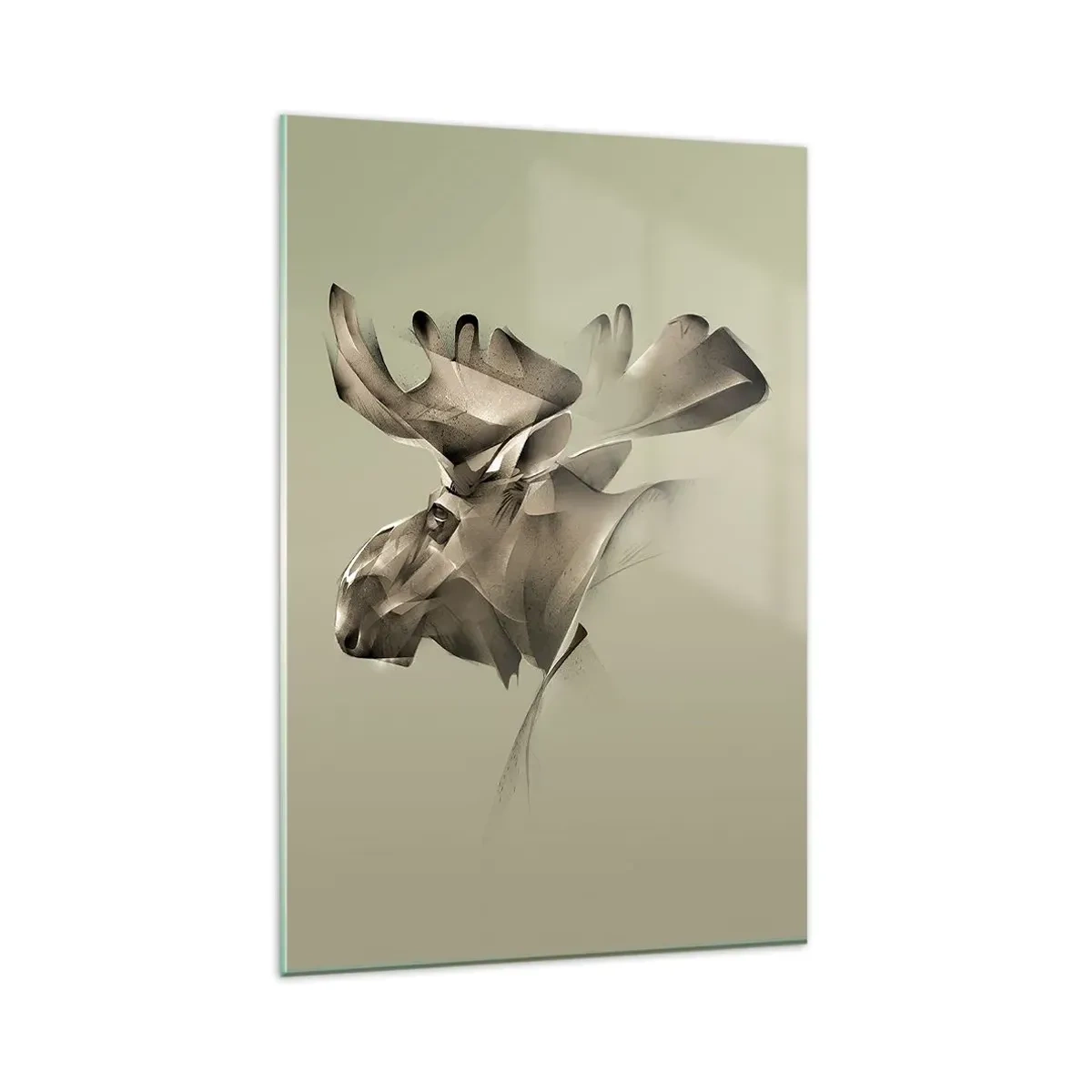 Quadro em vidro - O poder suave da calma - 80x120 cm