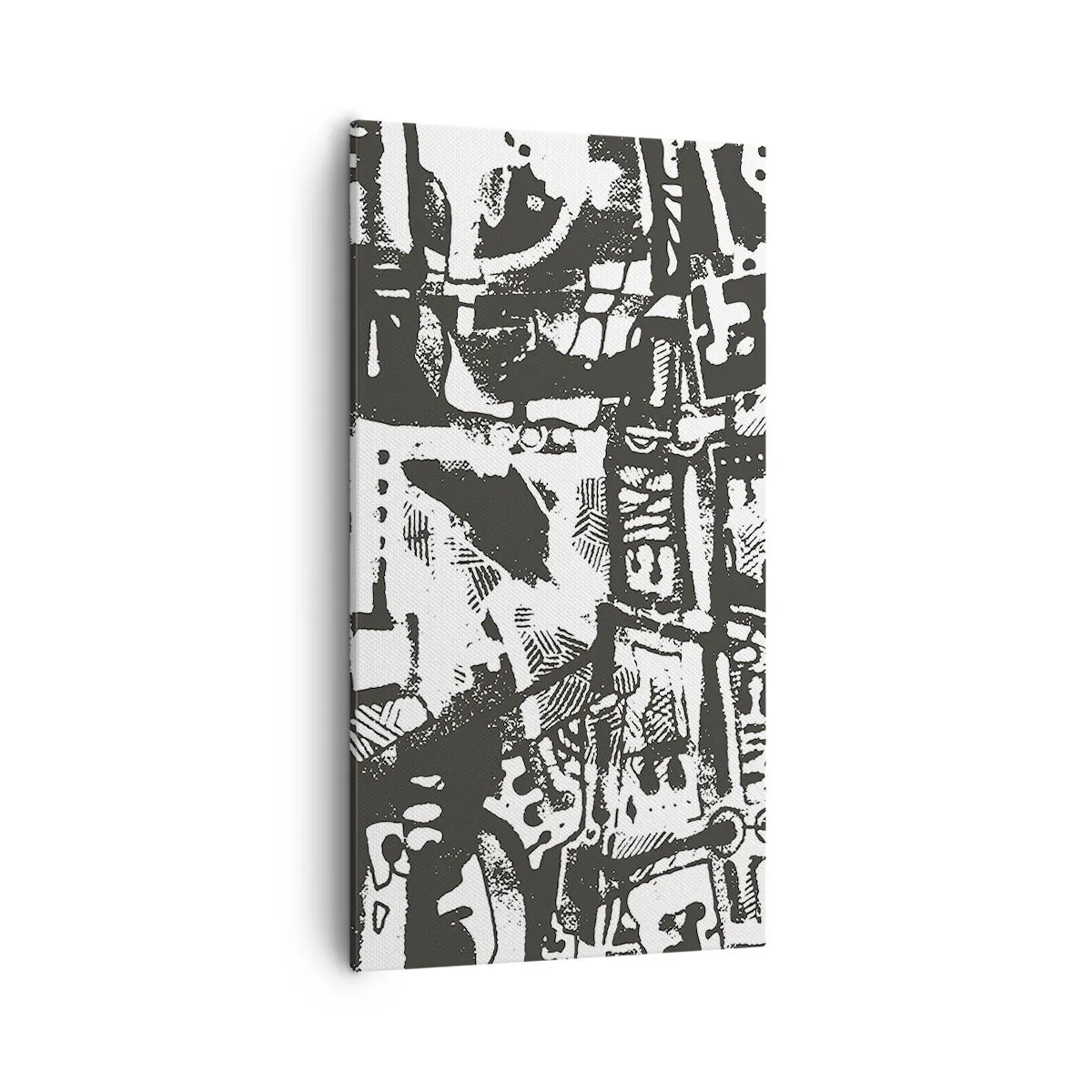 Quadro em tela - Ordem ou caos? - 55x100 cm