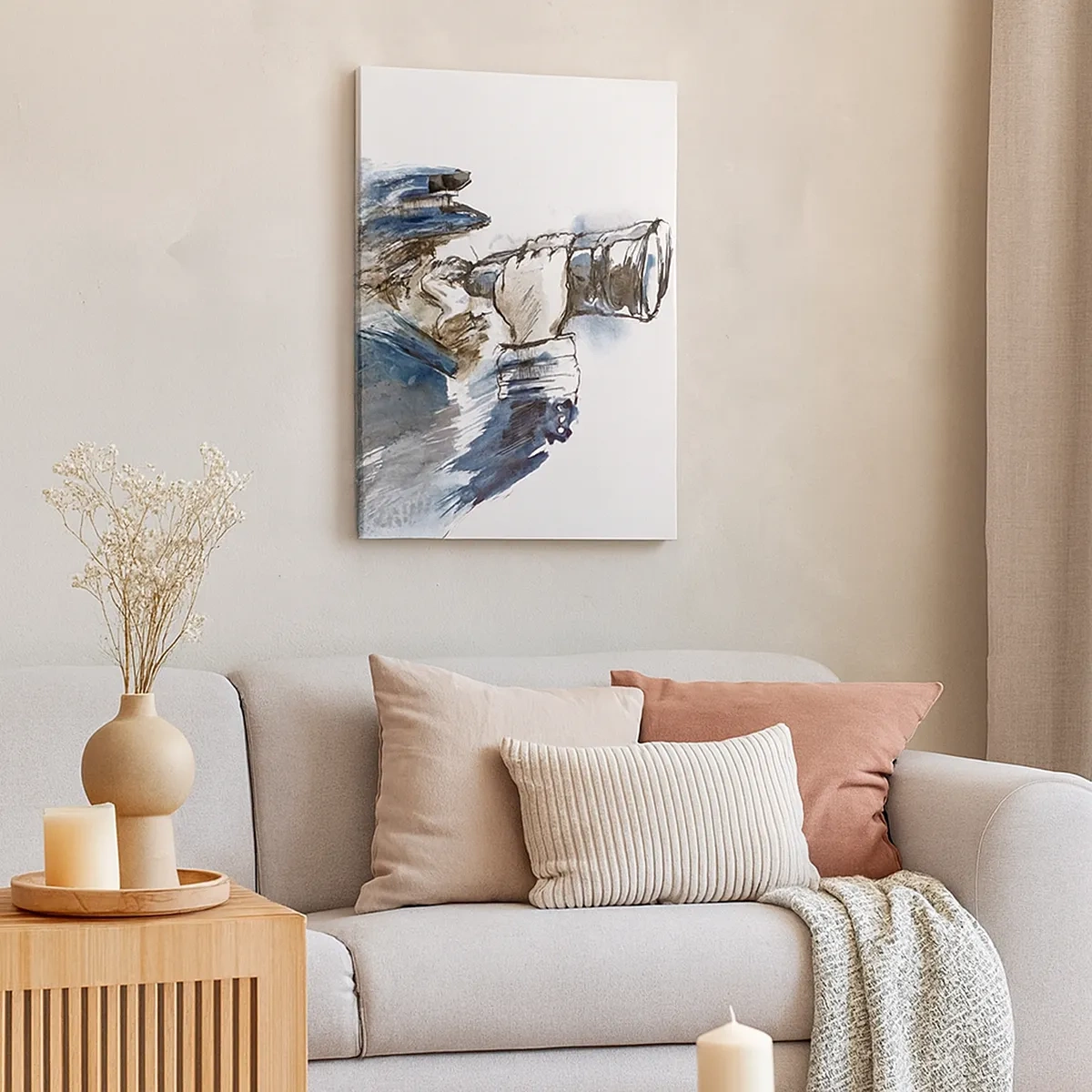 Quadro em tela - Dez na escala Beaufort! - 50x70 cm