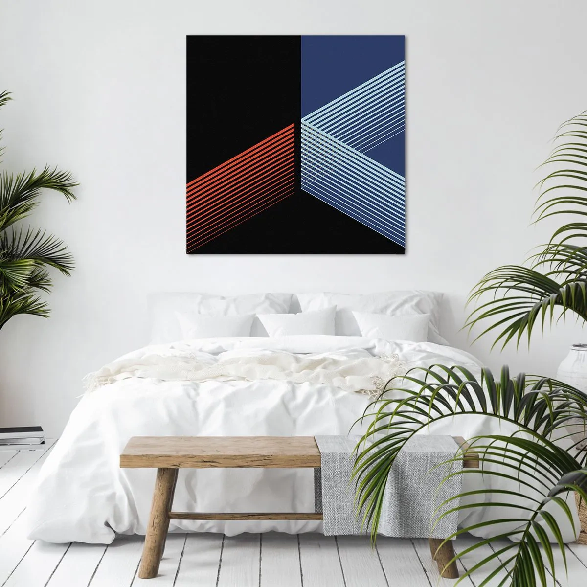Quadro em tela - Uma história simples - 30x30 cm
