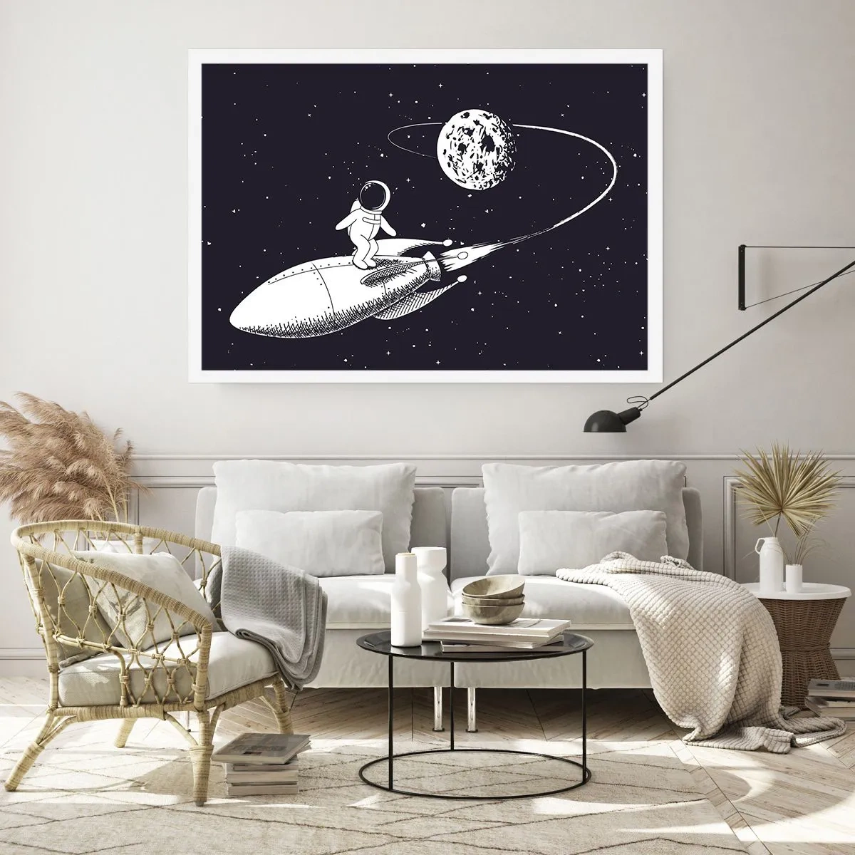 Pôster - Surfista espacial - 91x61 cm