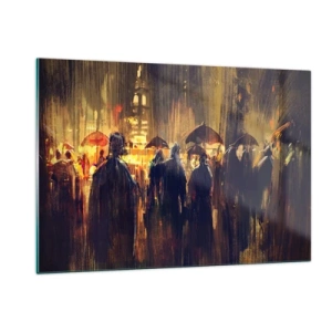 Quadro em vidro - Os seguidores da chuva - 120x80 cm