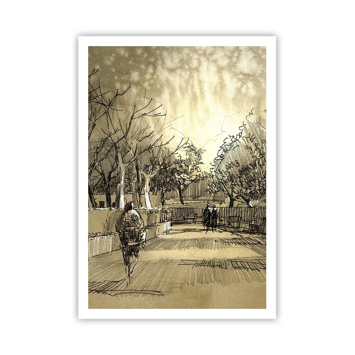 Pôster - Um momento capturado por uma pena - 70x100 cm