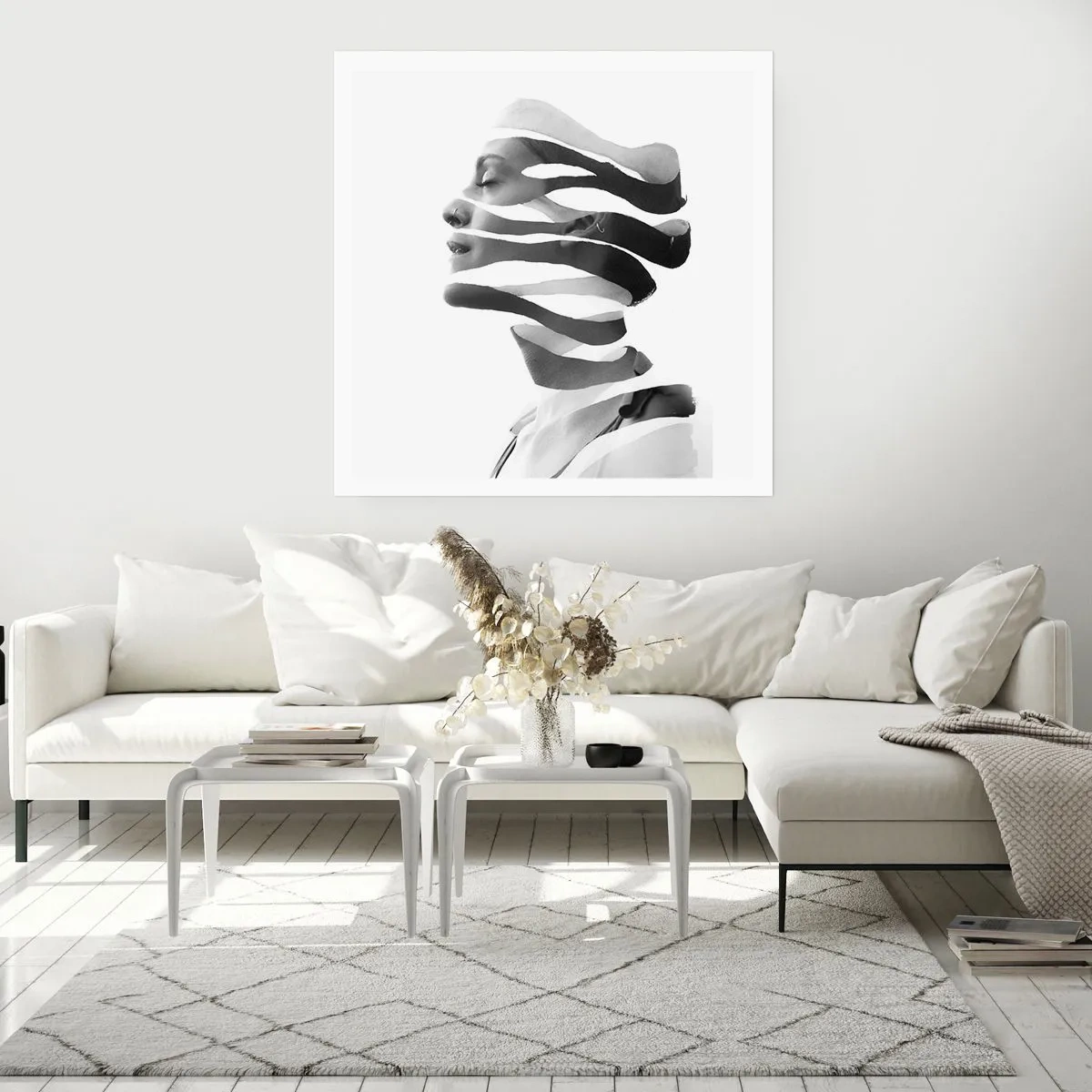 Pôster - Retrato surrealista - 50x50 cm