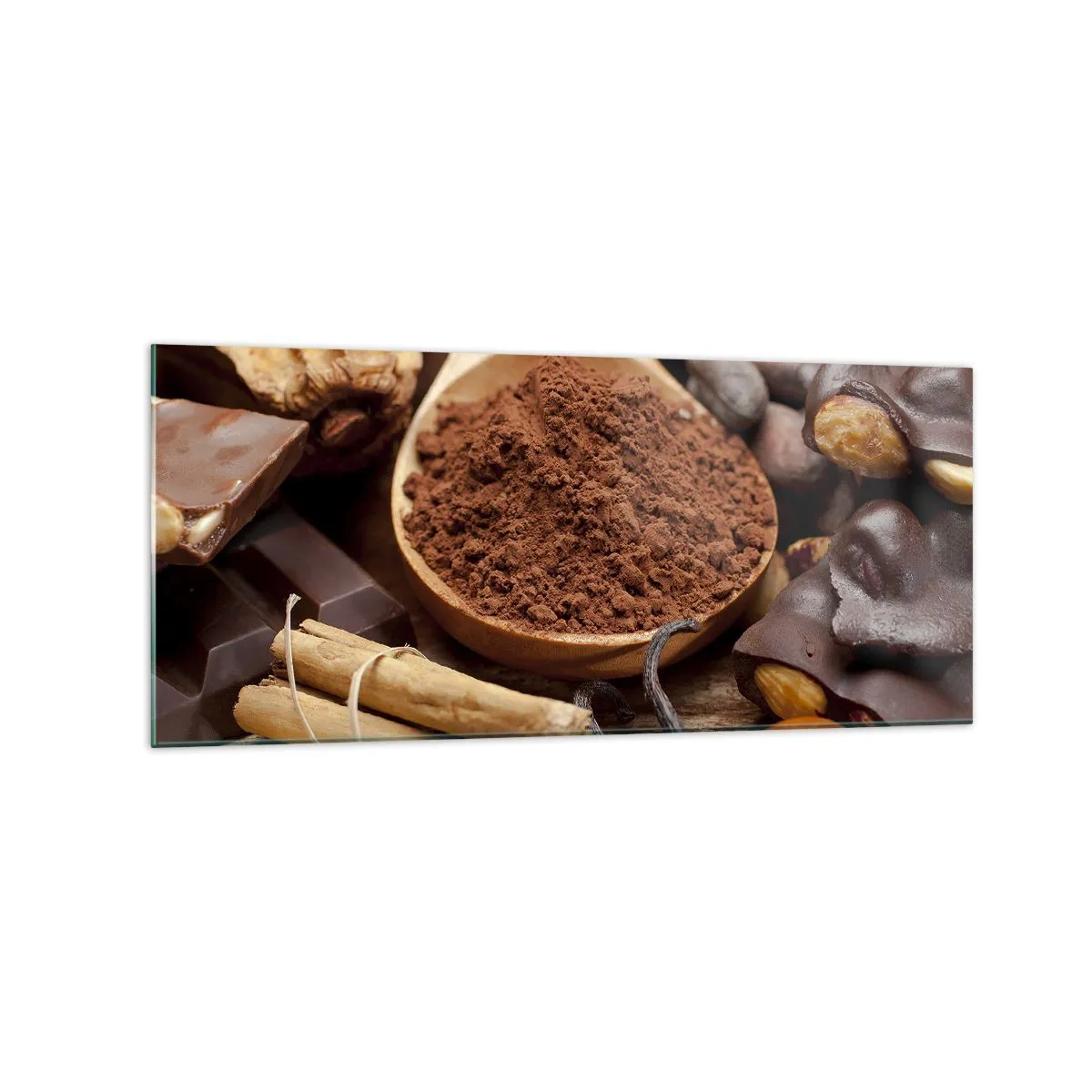 Quadro em vidro - O melhor para as tristezas - 120x50 cm