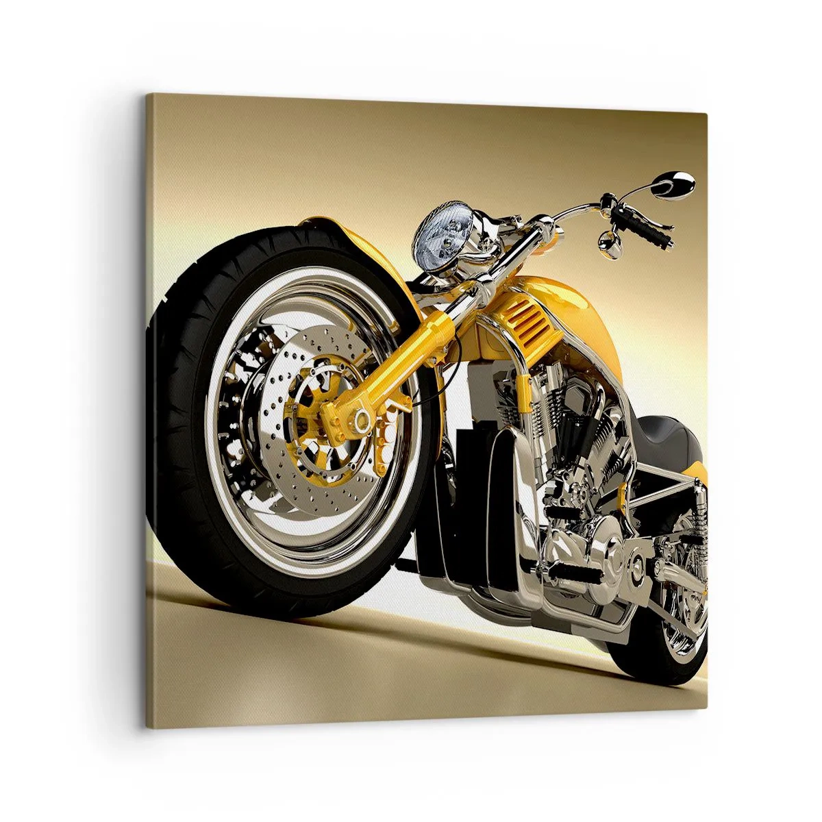 Quadro em tela - O sonho da força e da velocidade - 60x60 cm