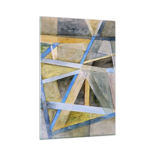 Quadro em vidro - Em linha reta ou na diagonal? - 80x120 cm