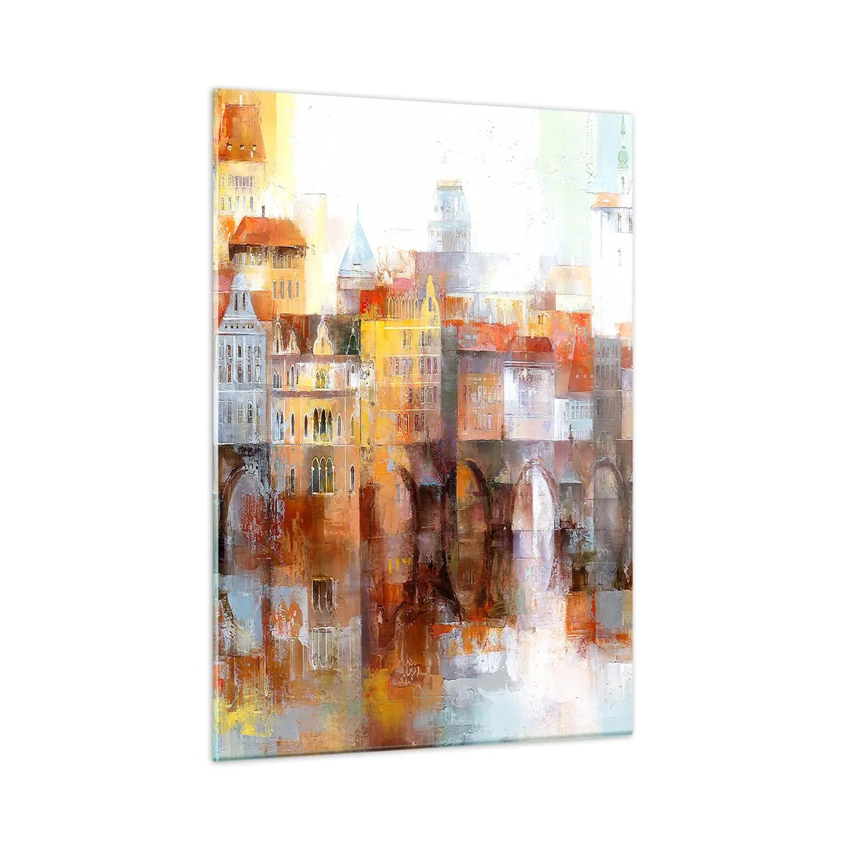 Quadro em vidro - Debaixo da ponte também é bonito - 50x70 cm
