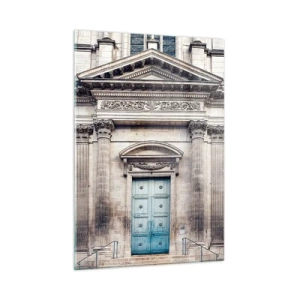 Quadro em vidro - A porta de entrada para o mundo do espírito - 50x70 cm