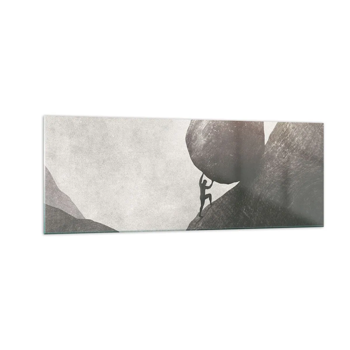 Quadro em vidro - Eu creio - 140x50 cm