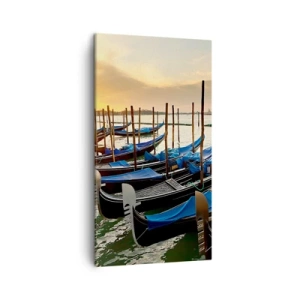 Quadro em tela - Antes que o burburinho chegue - 45x80 cm