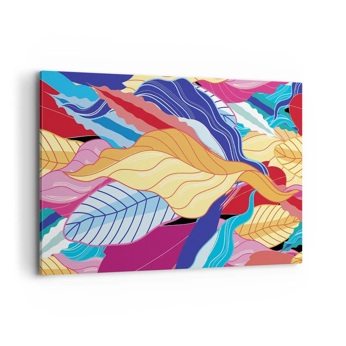 Quadro em tela - Bagunça colorida - 120x80 cm