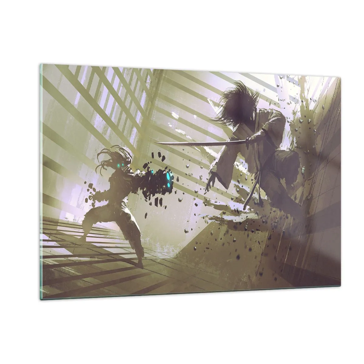 Quadro em vidro - Você também pode ser um samurai - 120x80 cm