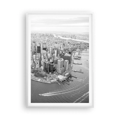 Pôster em moldura branca - Como não amar? - 70x100 cm