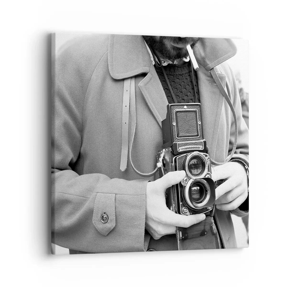 Quadro em tela - Estilo retro - 40x40 cm