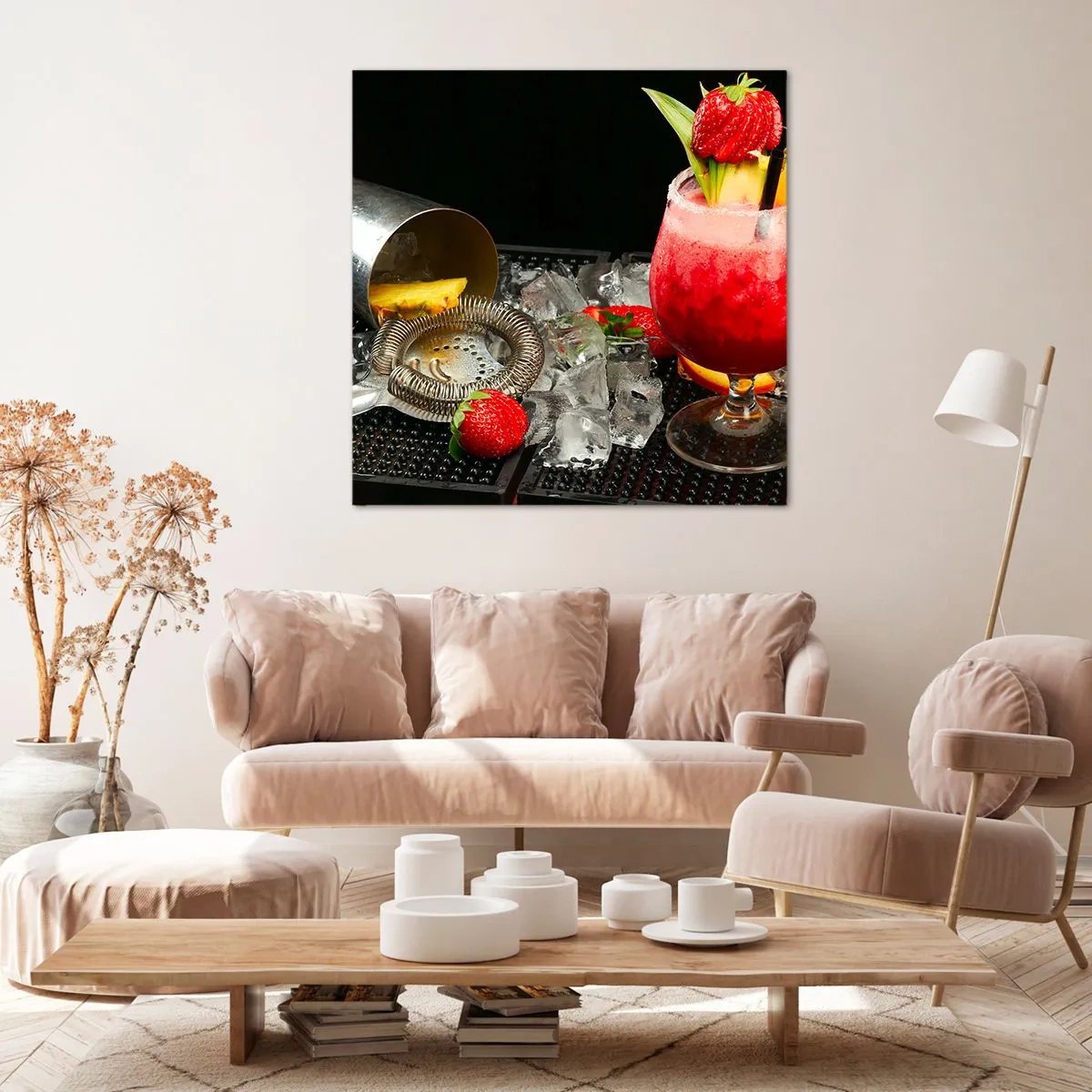 Quadro em tela - Invocar o sabor - 60x60 cm