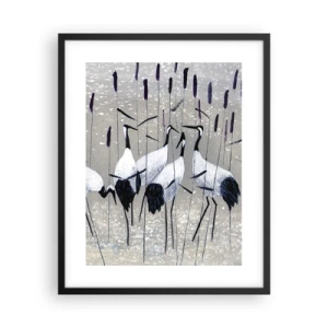 Pôster com moldura preta - Entre os seus - 40x50 cm