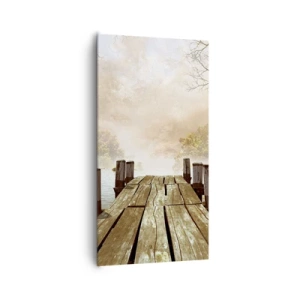 Quadro em tela - A leve tristeza do outono - 65x120 cm