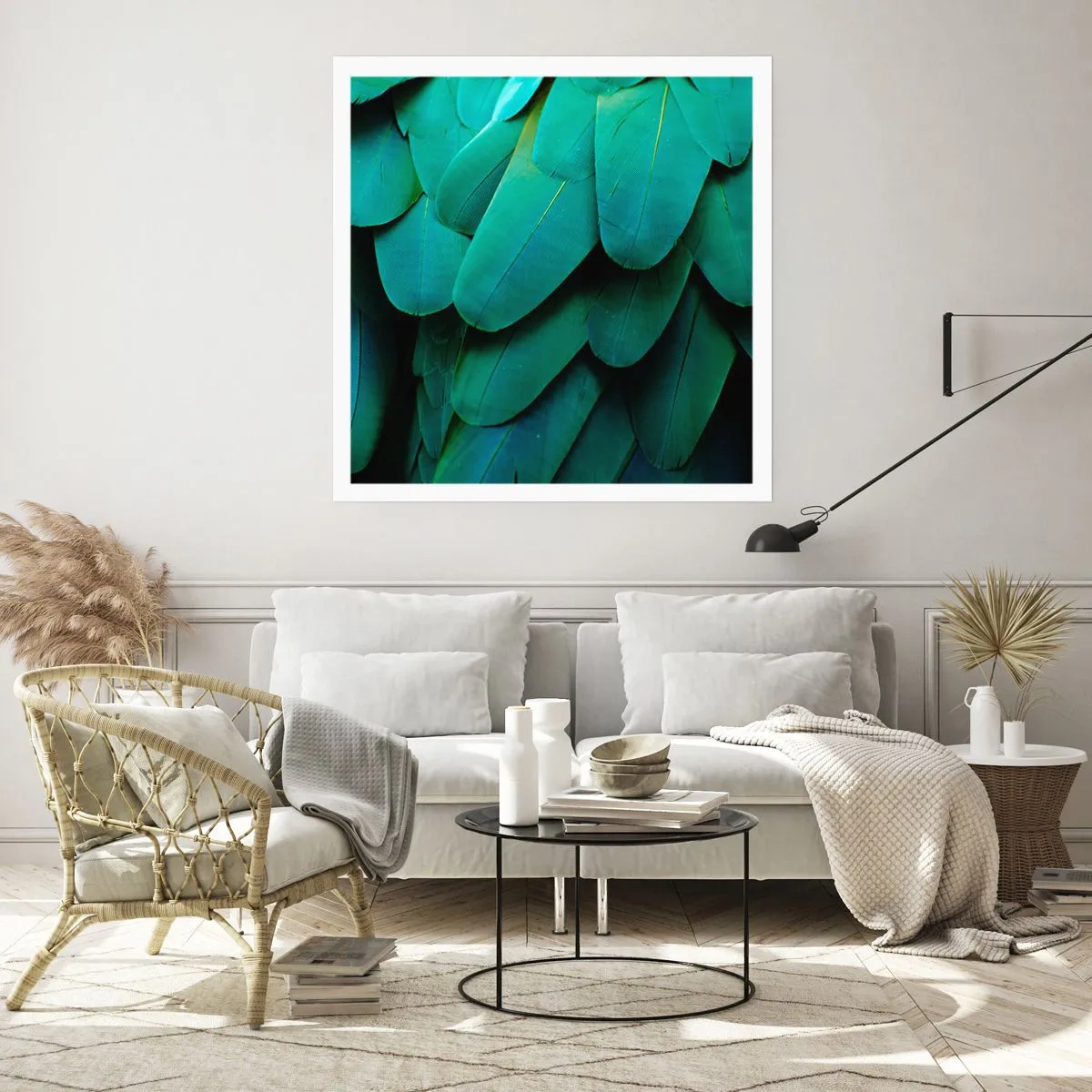 Pôster - Precisão de papagaio - 50x50 cm