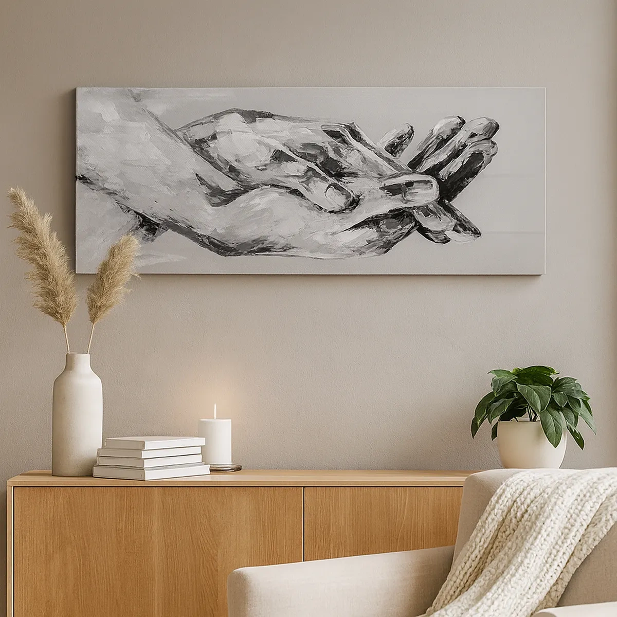 Quadro em tela - Início... - 30x30 cm