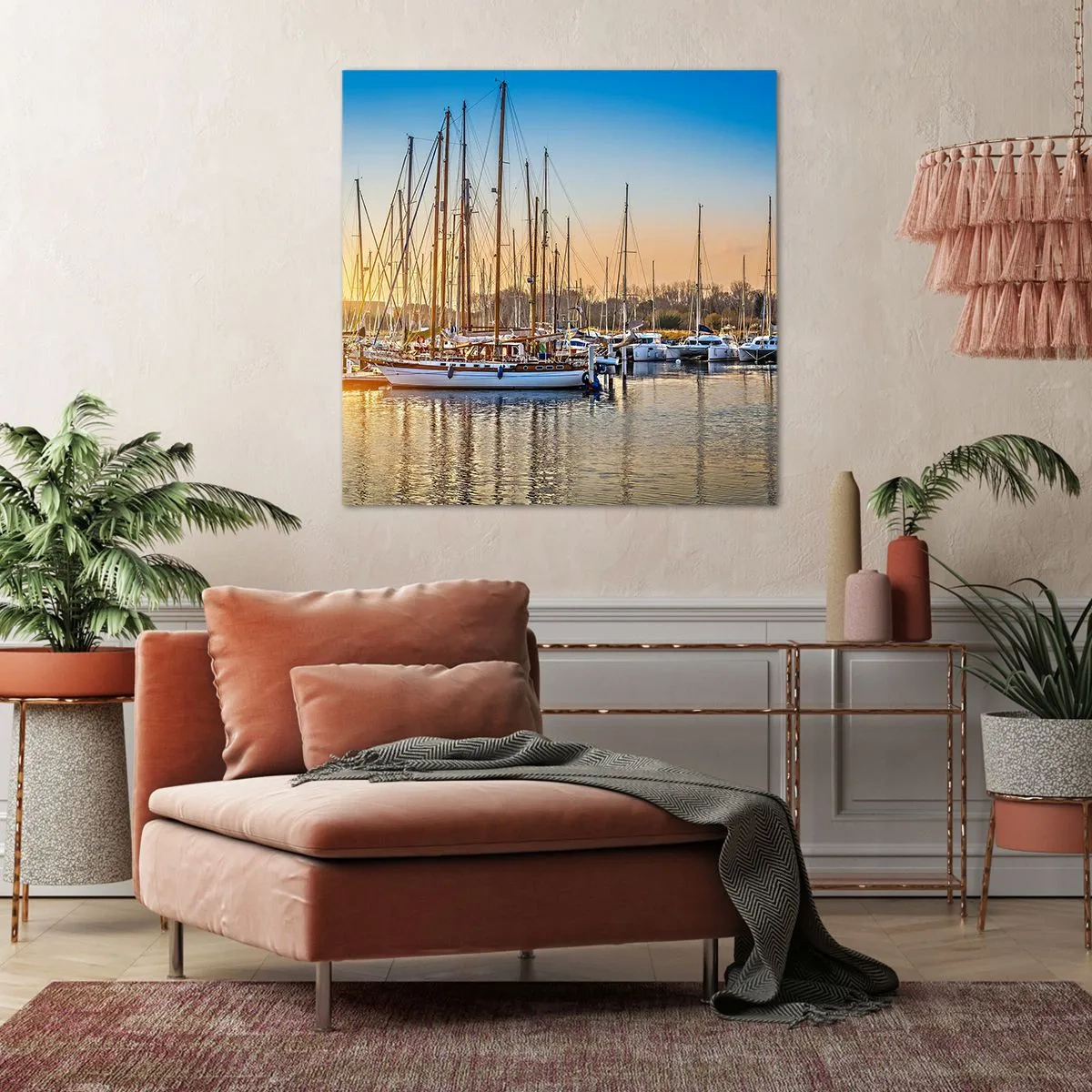 Quadro em tela - O vento também deve dormir - 50x50 cm
