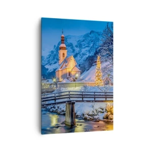 Quadro em tela - O Espírito do Natal - 70x100 cm