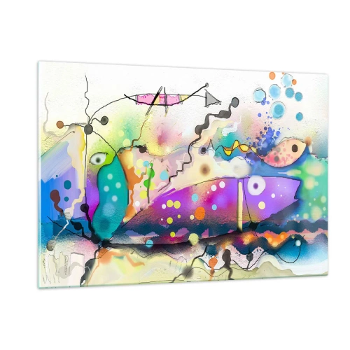 Quadro em vidro - Sem palavras! - 120x80 cm