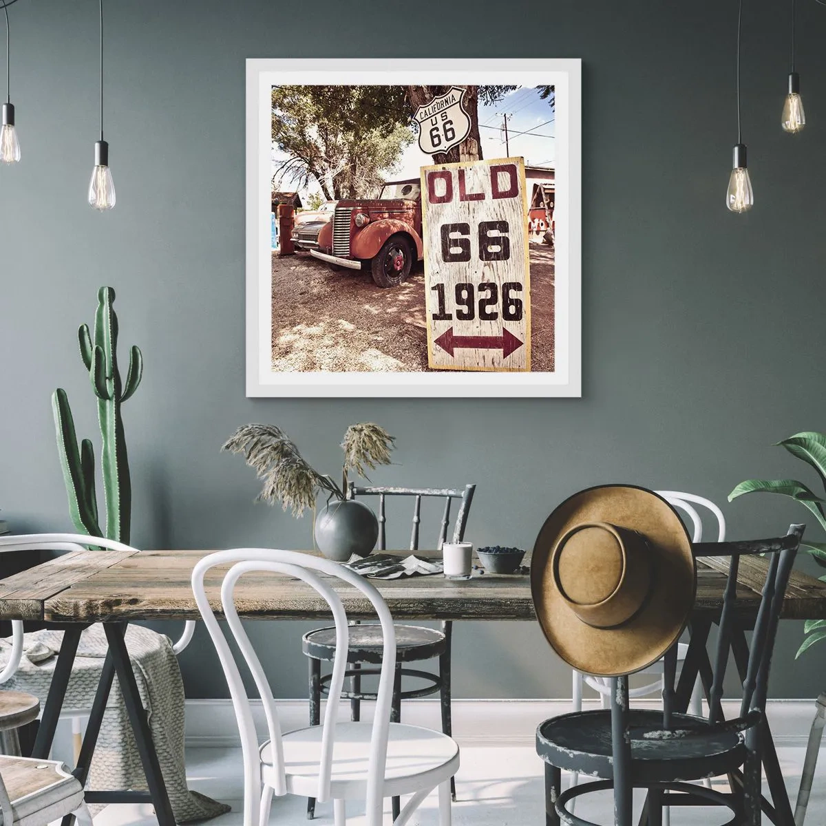 Pôster em moldura branca - A lenda de uma província americana - 40x40 cm