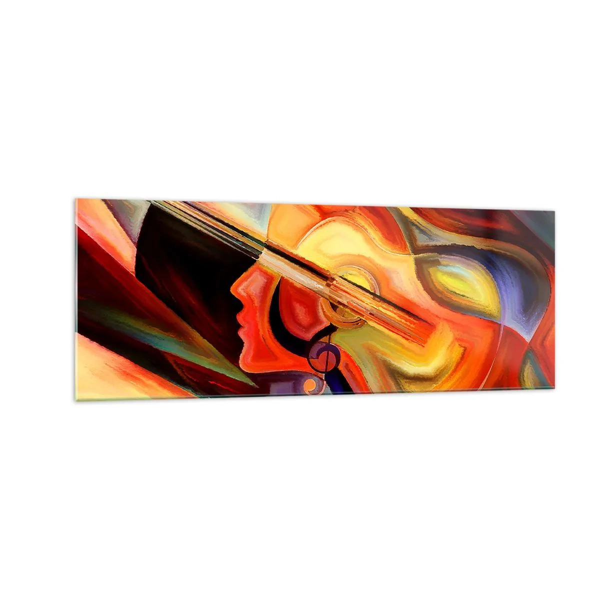 Quadro em vidro - Está tudo bem - 140x50 cm