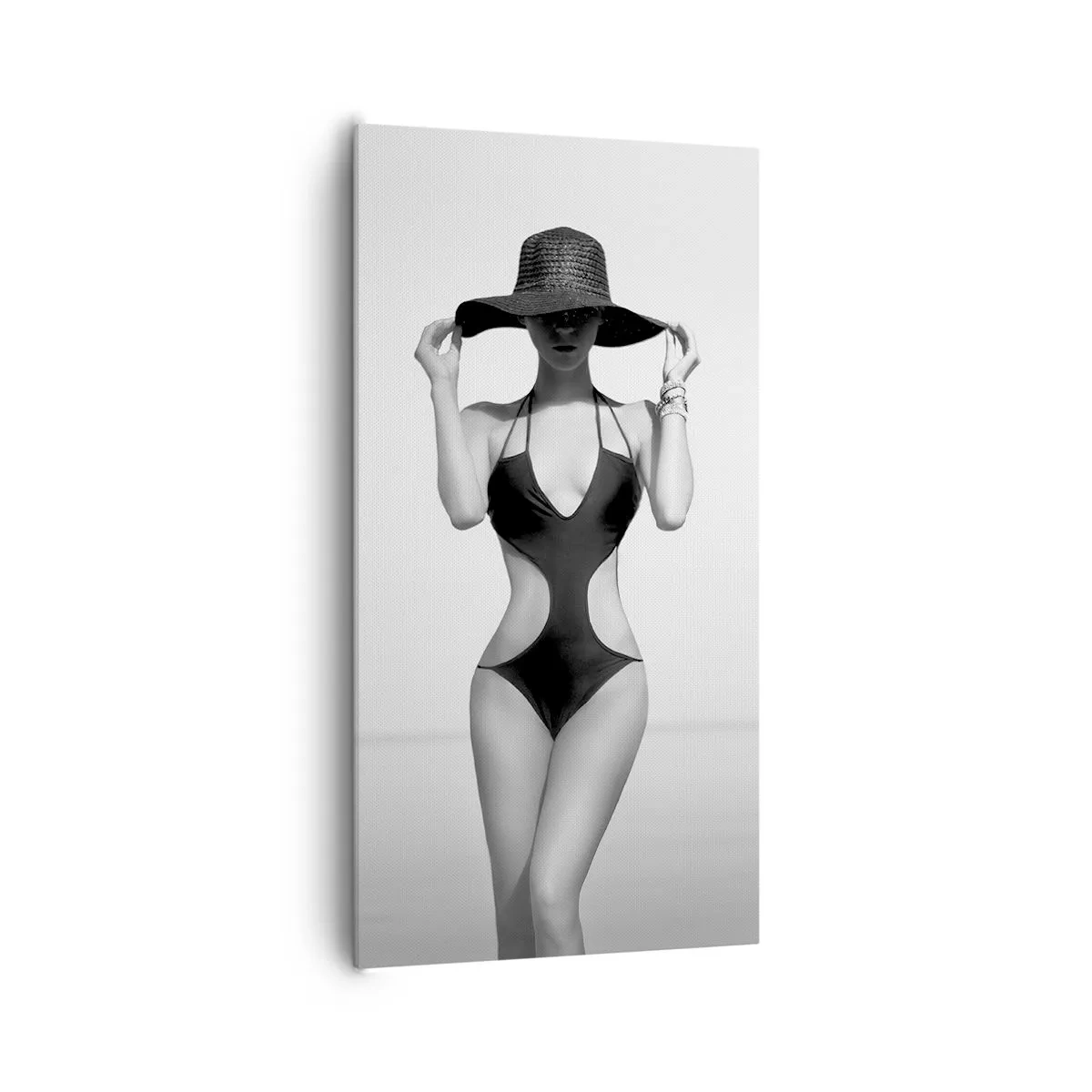 Quadro em tela - Meu nome é: Elegância - 65x120 cm