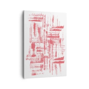 Quadro em tela - Cidade Vermelha - 50x70 cm