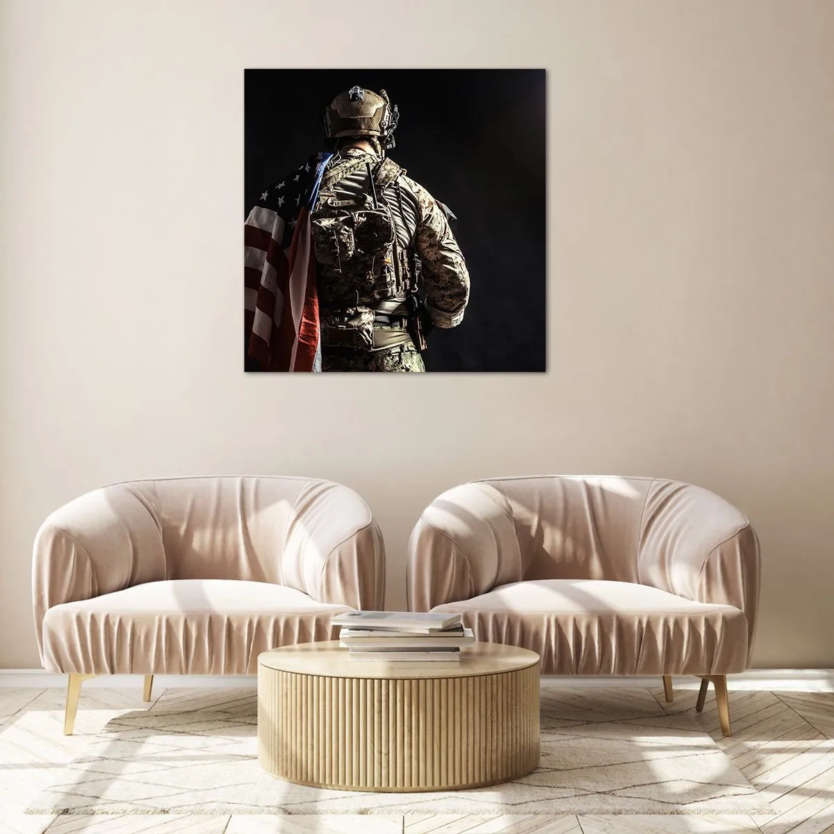 Quadro em vidro - É por isso  - 70x70 cm