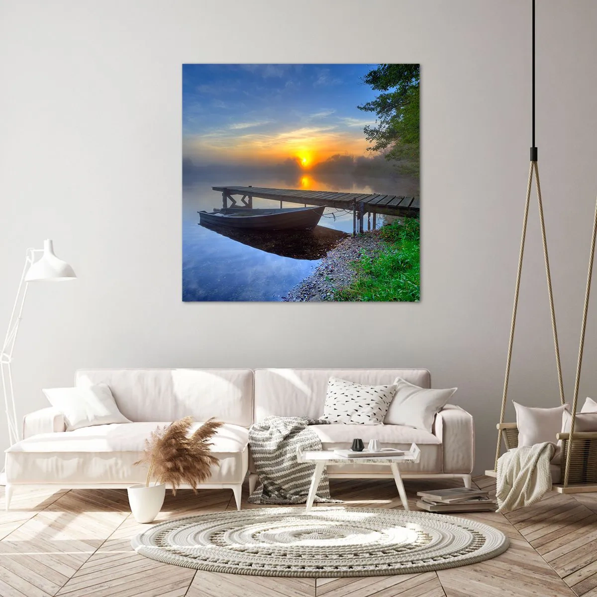 Quadro em tela - Como o comum se transforma em mágico - 50x50 cm