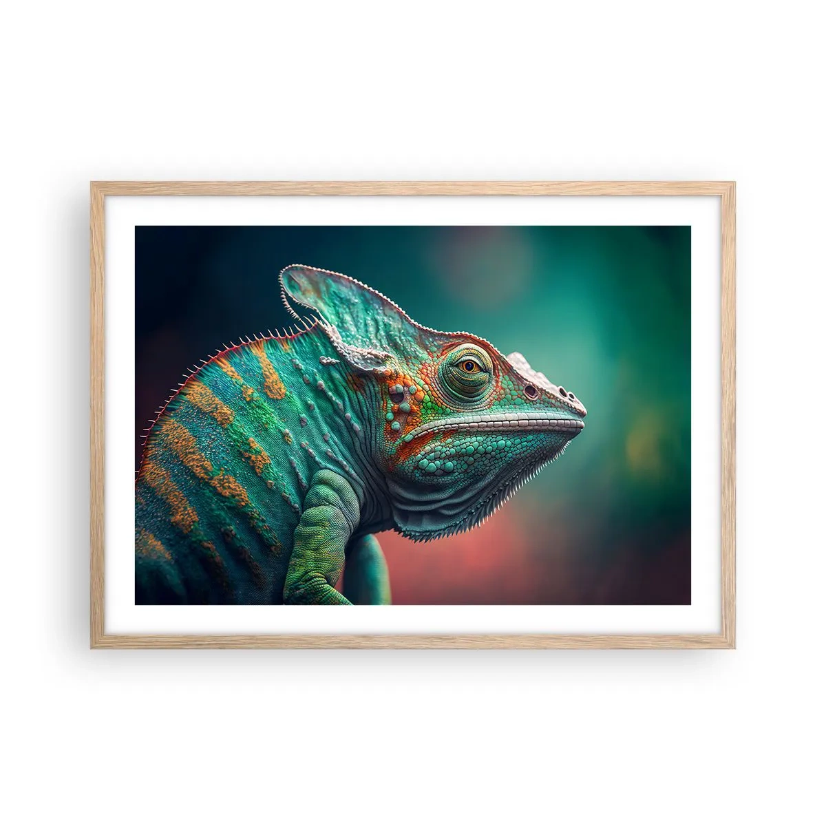 Pôster com moldura de carvalho claro - Estás a ver-me? Isso não é bom… - 70x50 cm