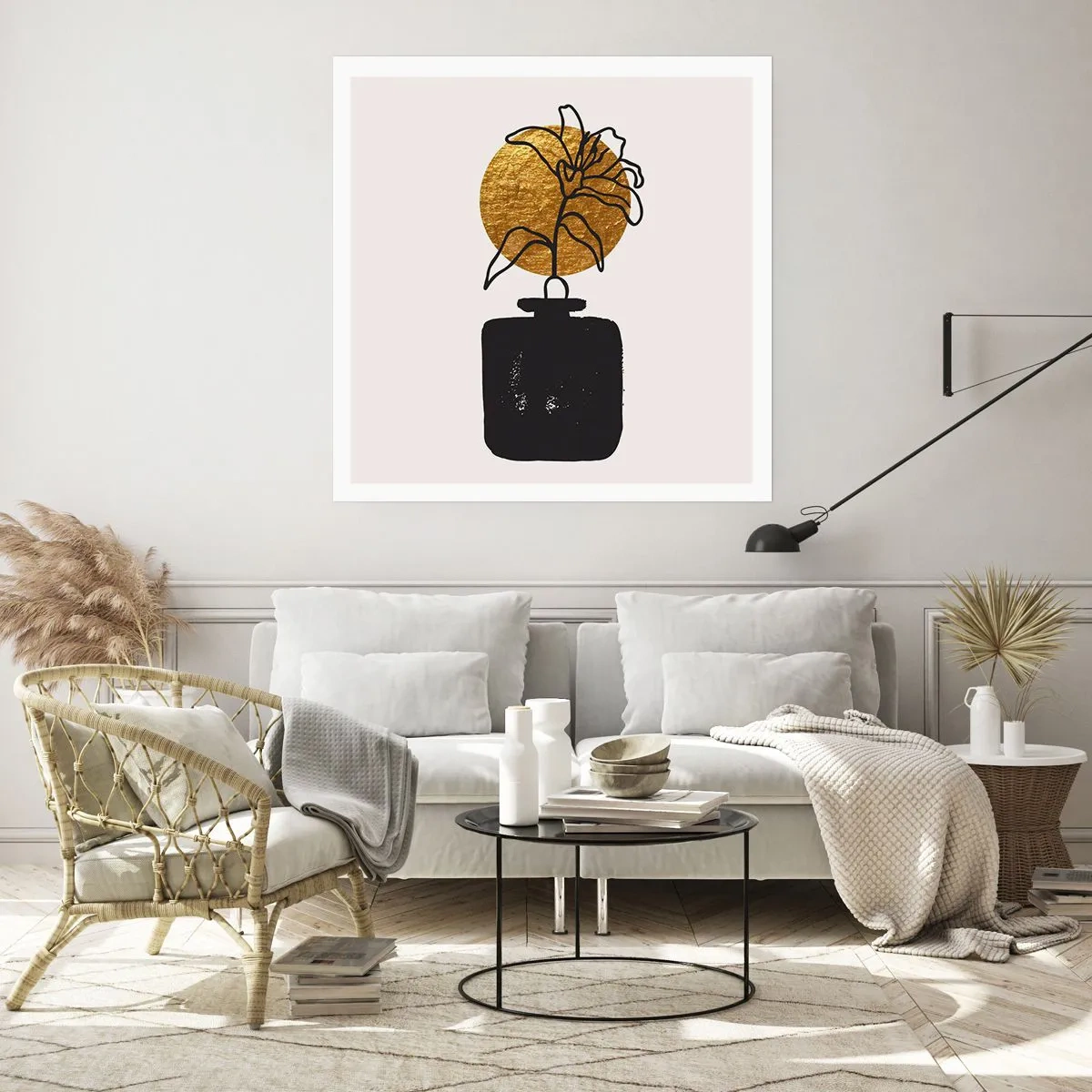 Pôster - A beleza vale seu peso em ouro - 50x50 cm