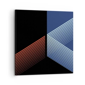 Quadro em tela - Uma história simples - 60x60 cm