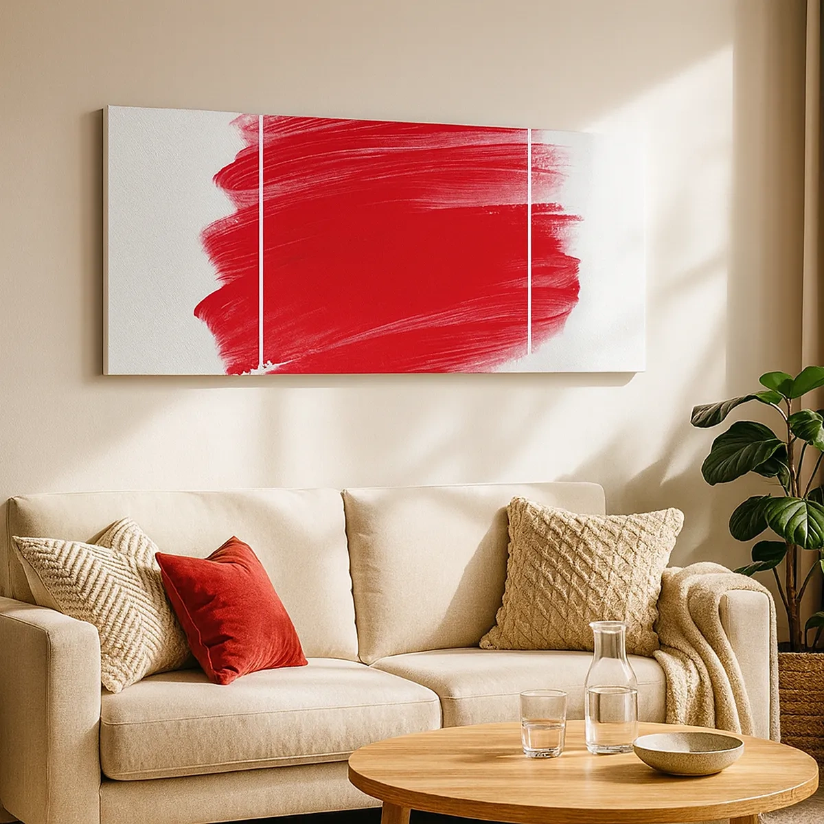 Quadro em tela - Fora do quadro - 30x30 cm