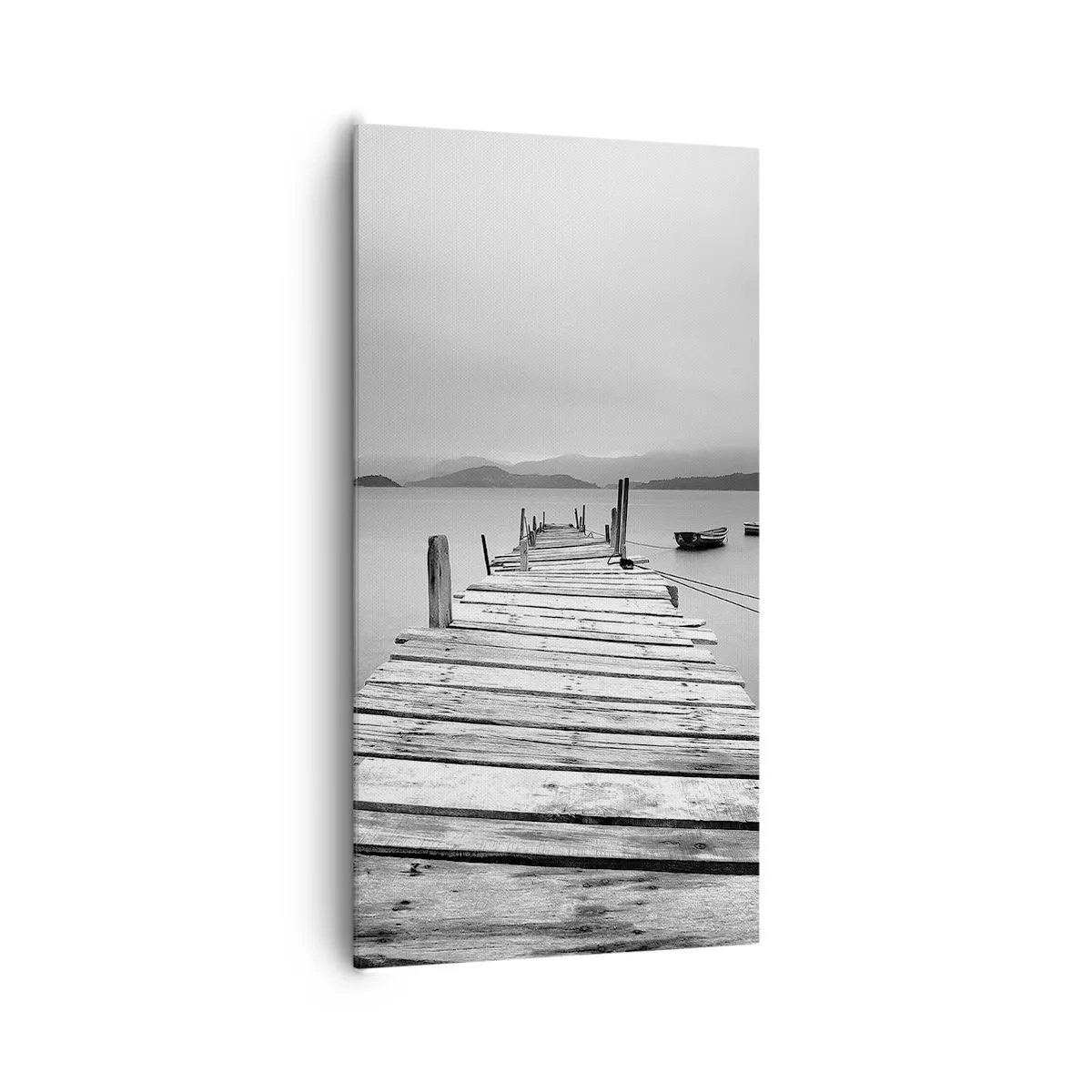 Quadro em tela - Além das montanhas, além dos mares - 65x120 cm