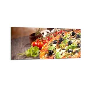 Quadro em vidro - Ingredientes telúricos - 100x40 cm