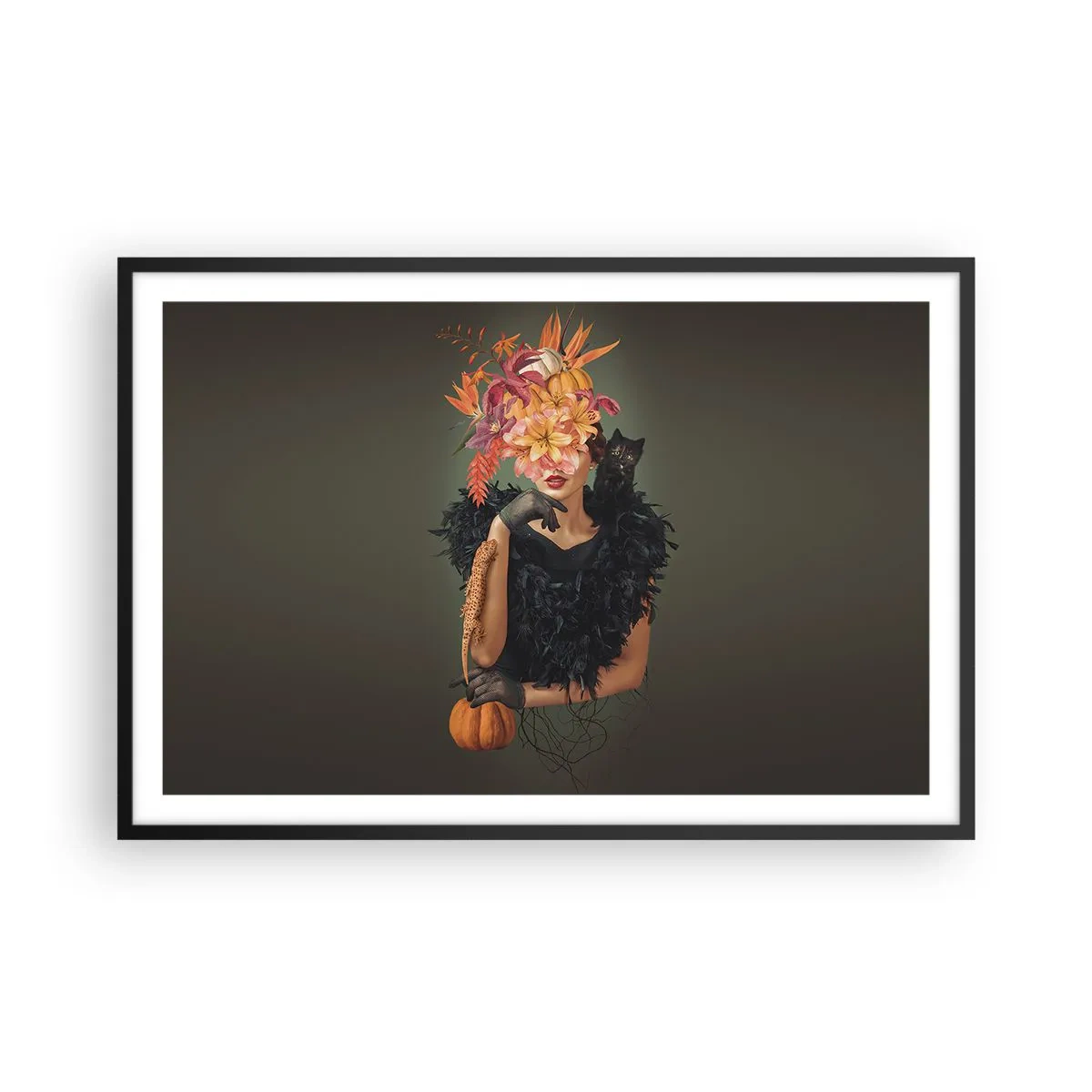 Pôster com moldura preta - O feitiço da bruxa - 91x61 cm