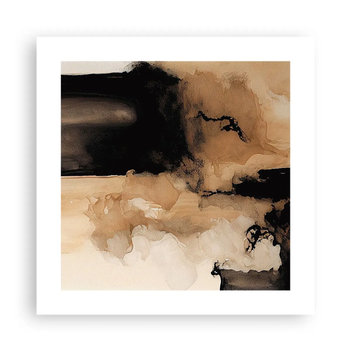 Pôster - Abstração intrigante - 40x40 cm