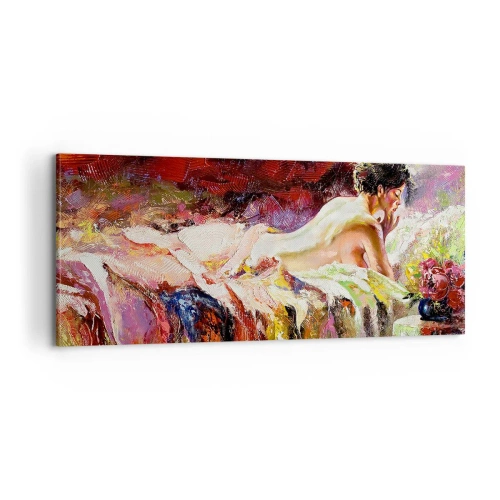 Quadro em tela - Vênus pensativa - 100x40 cm
