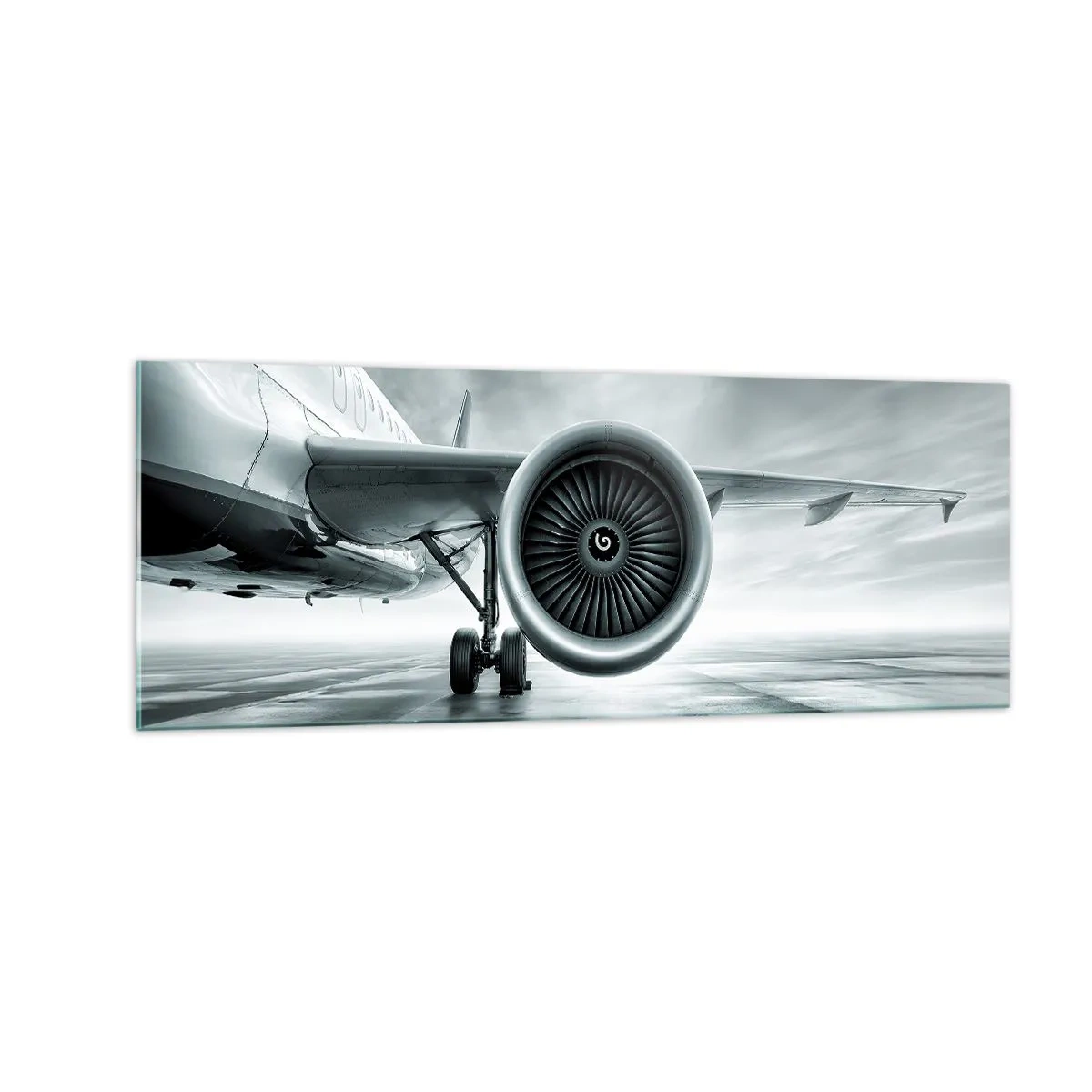 Quadro em vidro - Há poder! - 140x50 cm