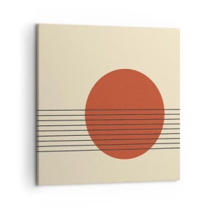 Quadro em tela - Em círculo e mais além - 50x50 cm